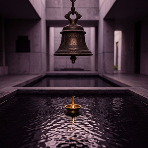Lamp Beneath The Rain by Llalex Cuh