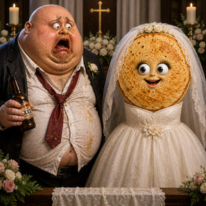 I accidentally married a pancake! by MEMEDROP, De Tekentovenaar, Funny Songs