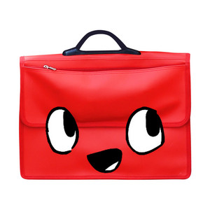 Put it in the backpack, spin it, spin it, and then