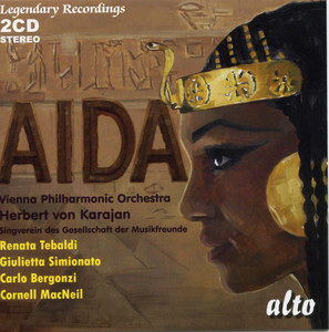 クラシック Karajan LP Verdi London Records Aida