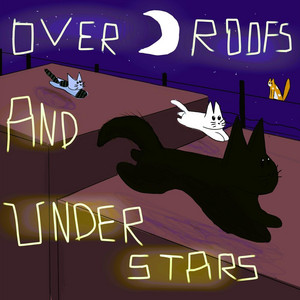 Midnight Cat Street by Marê
