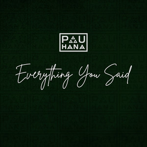 Everything You Said by Pau Hana