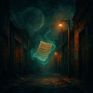 Ghost notes in the alley by Brilk
