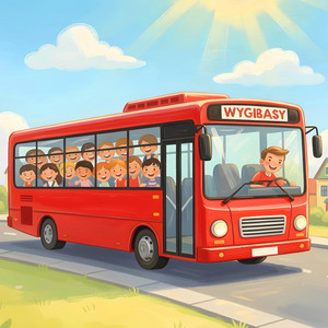 Koła autobusu kręcą się by Wygibasy Z Naszej Klasy