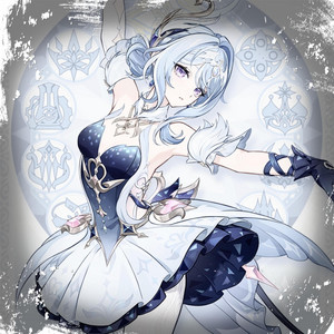 Black Wings Over White Snow (Odette: Genshin Impact) by Styxiann