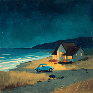 Night Drive by the Ocean by Caetano Vibe