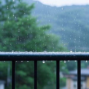la lluvia y mi balcon by Ranvan01