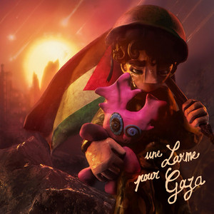 UNE LARME POUR GAZA by ArtSolidaire, 55ASKY, SeR4PH1M