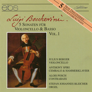 Boccherini: 5 Sonatas for Cello & Basso, Vol. 1 ‑「アルバム」by