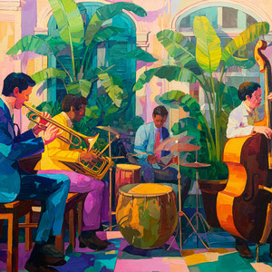 Velvet Pulse Garden by Serenity Klar Trio