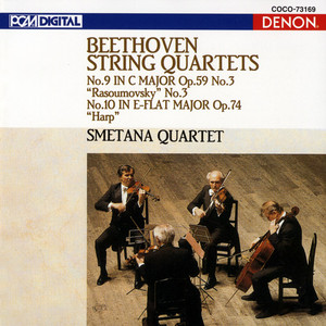 弦楽四重奏曲 第9番 ハ長調 《ラズモフスキー第3番》 作品59の3 IV- Allegro molto by Ludwig van Beethoven, Carmina Quartet