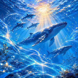 Harmony Dolphin Harmonics by Linnea Björkvik