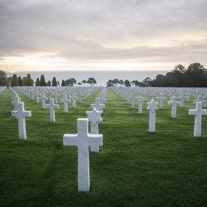 The Crosses of Colleville - Normandy American Cemetery by PayTreeIt