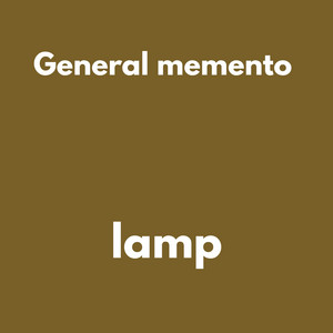 Lamp by General Memento, MEME