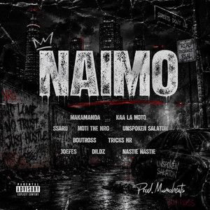 NAIMO by Mumo beats, MAKAMANDA, Moti the NRG, Kaa La Moto, Ssaru, Tricks hr, Unspoken Salaton, Boutross, Nastie Nastie, Dildz, Joefes, Keemlyf