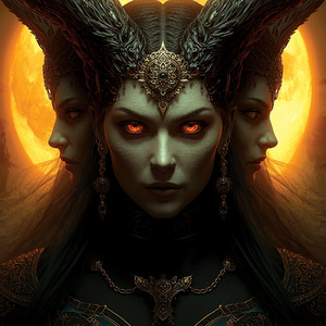 Hecate Keeper of the Crossroad by Reverstorm