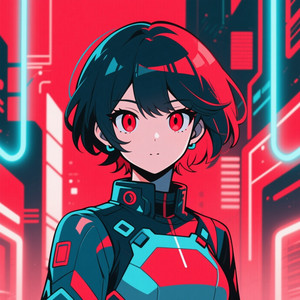 Red Eyes Over Neon by BAHRUL MA ARIF, SE