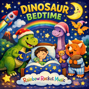 Dinosaur Bedtime by Rainbow Rocket Music