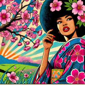 Cherry blossoms started to bloom by aqunos