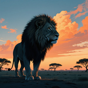 Serengeti Mane by Three Little Turtle