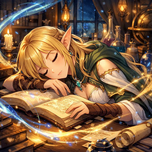 Elven Sleep by Ean Grimm, Ryn the Bard