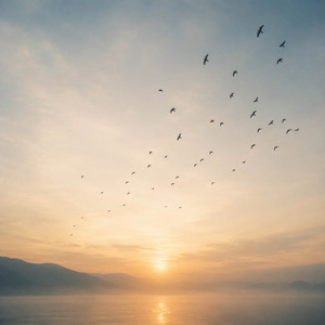 A Sky Filled with Birds by Auralis Sol