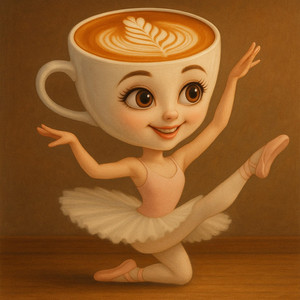 Latte en Puntitas by Ballerina Cappuccina