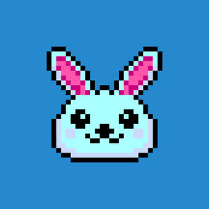 Pixel Bunny by Di Young