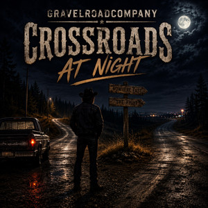 Crossroads At Night by GravelRoadCompany