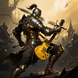 guitar knight by NADI3N TRIST