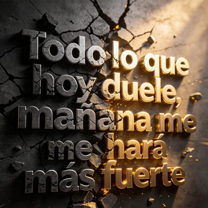 TODO LO QUE HOY DUELE MAÑANA ME ME HARA MAS FUERTE by DRAXDJ