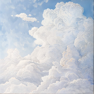Soft White Noise Skies by Nylana