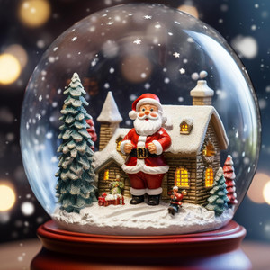 Snow Globe Christmas Music - We Wish You a Merry Christmas