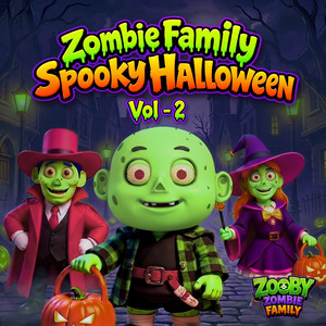 Wheels on the Bus - Through the Spooky Town by Zooby Zombie Family