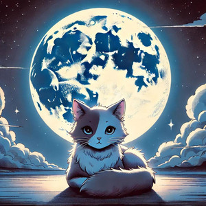 Cats Lofi Club - Moonlight