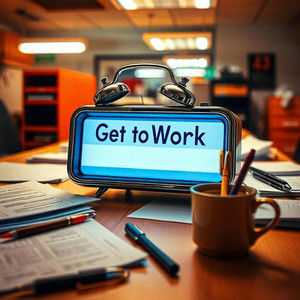 The Business Consultant - Get to Work!!! (The Alarm Clock)