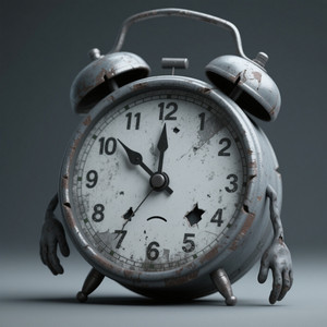 A Tired Clock by IKHWAN DA