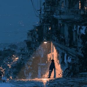 By The Last Streetlight by Bluefi