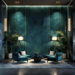 Lobby in Blue by Analog Clouds