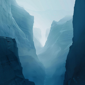 Blue Constriction by Narrow Rooms