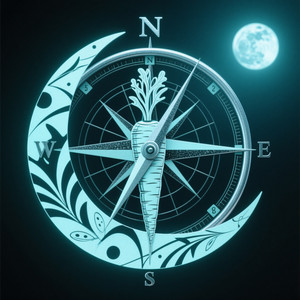 Moon Carrot Compass by GUSNI YANTI D85