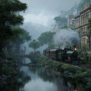 train to school by Dorian Pembroke