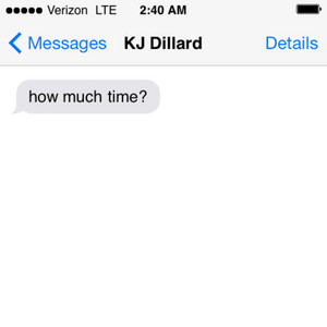 how much time?