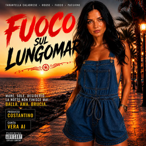 Fuoco Sul Lungomare by Costantino Luca