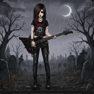 Cementerio rain by HACHII