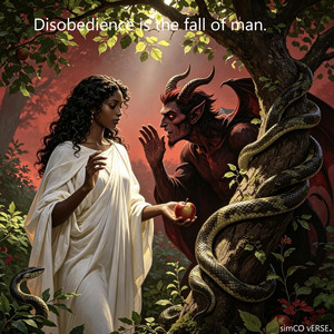 Disobedience is the fall of man. by simCO vERSE