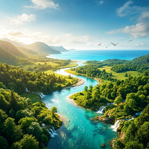 Rivers Connect Us by Do Fun