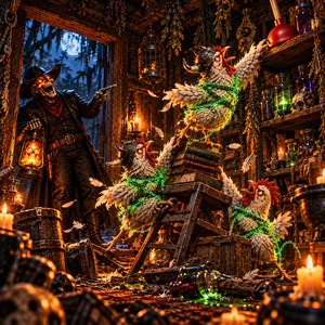 The Chickens Want to Help by Blackbone Lantern