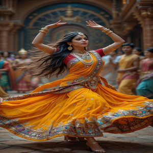 indian Dance by Kage Nicholas