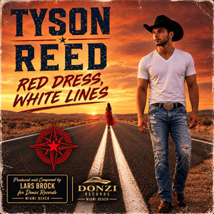 Red Dress, White Lines cover art